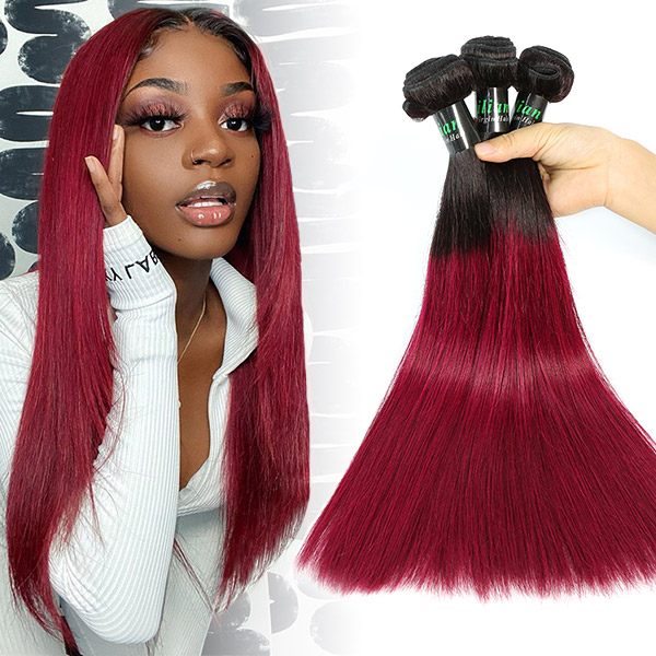 #1B/99J Superior Grade 3/4 bundles Straight&Body Wave Virgin Hair Extensions Brazilian Peruvian Malaysian Indian European Cambodian Burmese Mongolian