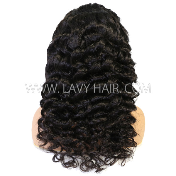 130%&180%&300% Density Loose Wave 13*4 Lace Frontal Wigs Human Hair Preplucked With Natural Hairline