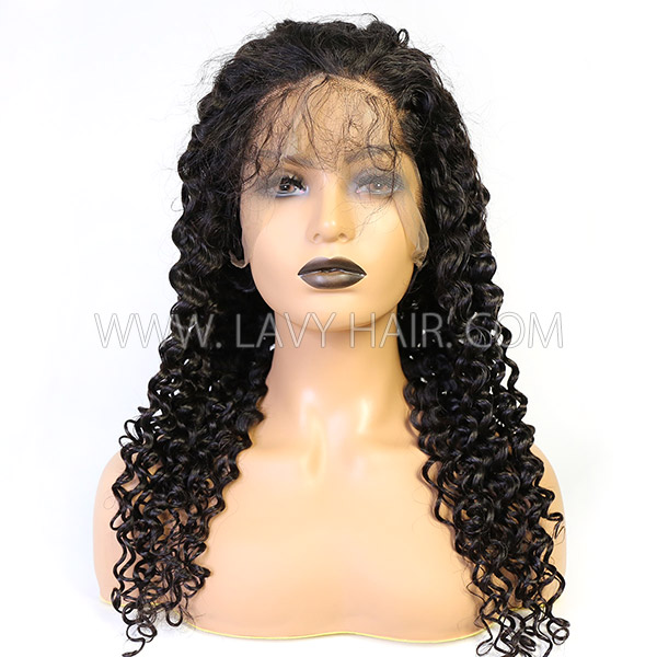 180% Density Full Lace Wigs Italian Curly Human Hair