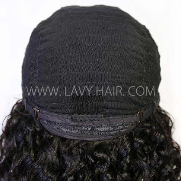 (New Update)12-30 inches Deep Wave U Part /V Part Wigs 150%&200% Density 100% Human Hair Half Wig