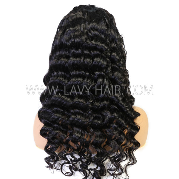 (New Update) 12-30 inches U part /V part Wigs Loose Wave 150%%200% Density 100% Human Hair Half Wigs