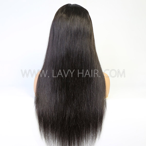 130% Density Silk Base Top Closure Full Lace Wigs Straight Hair Human Hair