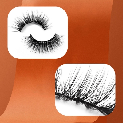 10 Pair a Set 3D Soft Eyelashes Wispy Fluffy Long Lashes Natural Eye Makeup
