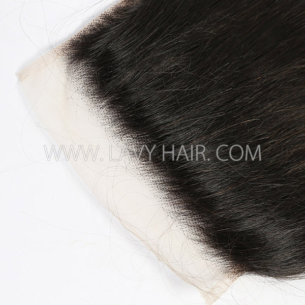 (New)Superior Grade Preplucked Lace closure 6*6 and 7*7 Human hair Medium Brown Or Transparent Lace Swiss lace