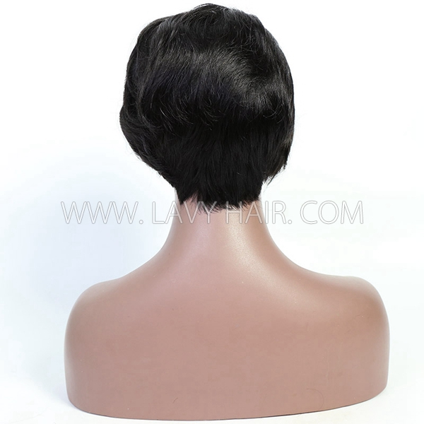 Pixie Cut T Part 150% Density Lace Frontal Short Bob Wig Colorful Human Virgin Hair Cheap Wig