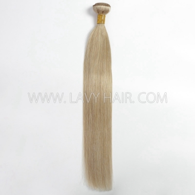 Color 18 Blonde Straight Hair Human Virgin Hair 1 Bundle