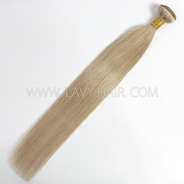 Color 18 Blonde Straight Hair Human Virgin Hair 1 Bundle