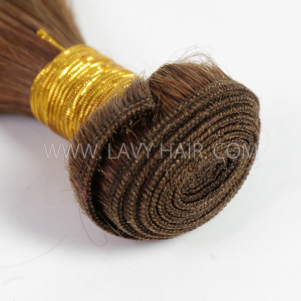 Color 6 Straight Hair Human Virgin Hair 1 Bundle