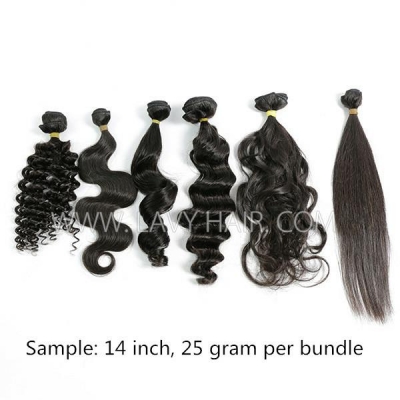 Sample Hair Small Piece 14 Inches 25 Grams Human Virgin Hair