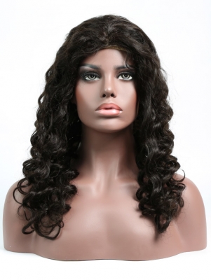 Top Silk base Light and Breathable Fake Scalp Wig Lace Frontal Wigs 150% Density Human Virgin Hair
