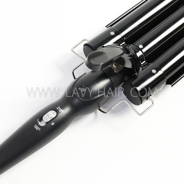 Hair Curler Iron With Three Barrels Professional Wave Curl Hair Styling Tool Temperature 180℃-210℃