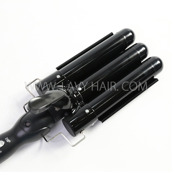 Hair Curler Iron With Three Barrels Professional Wave Curl Hair Styling Tool Temperature 180℃-210℃