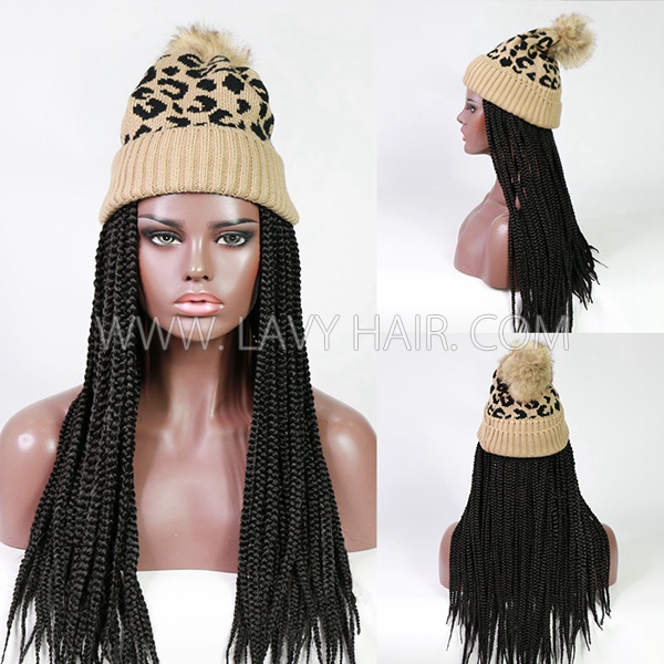 Synthetic Braid Hair Band Buy One Get Two Kinds of Cap Hat By Random or Leave Message
