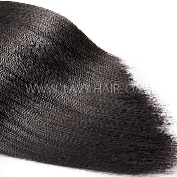 Clip in Lace Closure Human hair Swiss lace Preplucked Natural Hairline