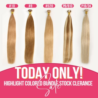 24 Hours Limited Sale Colorful Human Hair Bundles Collection