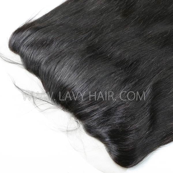 )All Texture Link) Superior Grade 13*4 Silk Base Lace Frontal 4C Kinky Edge  Human Virgin Hair Transparent Swiss Lace