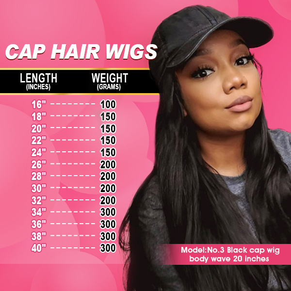 (All Texture Link) Adjustable Size Baseball Hat With Human Virgin Hair Of Different Hair Style Choice