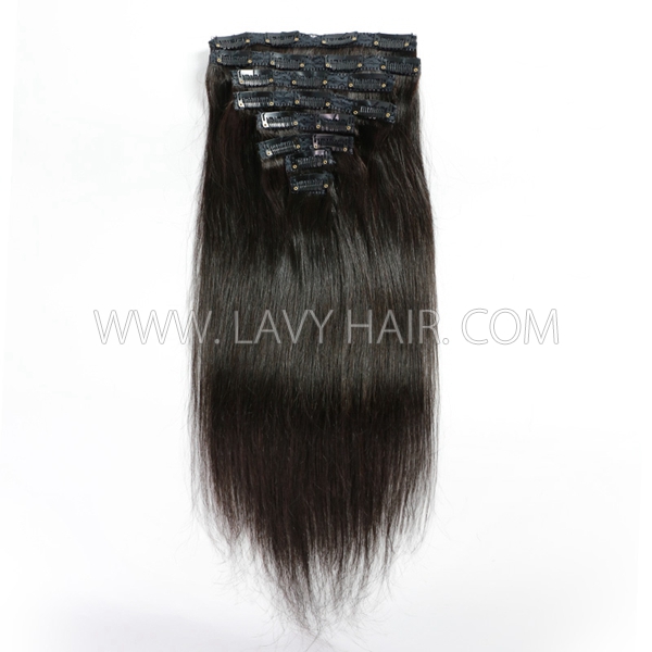 12-40 inch Superior Grade 1 bundle Straight Virgin Human hair extensions Brazilian Peruvian Malaysian Indian European Cambodian Burmese Mongolian