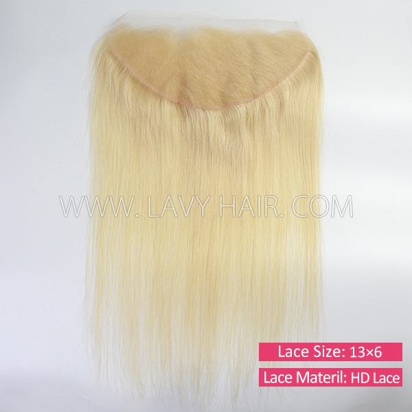 (New)HD Lace #613 Ear to ear 13x4 & 13x6 Lace Frontal Straight Body Wave Human hair