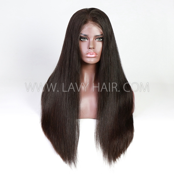 (All Texture Link Double Drawn) 4*4 5*5 13*4 13*6 HD Lace Wig Glueless Wear Go  200% Density 100% Human Hair Preplucked Prebleached with Tiny Knot