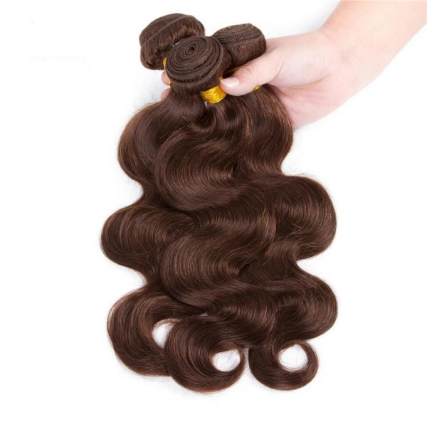 Chocolate Brown Color #2 #4 #6 #8 Straight Hair Human Virgin Hair 1 Bundle
