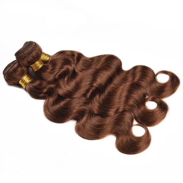 Chocolate Brown Color #2 #4 #6 #8 Straight Hair Human Virgin Hair 1 Bundle