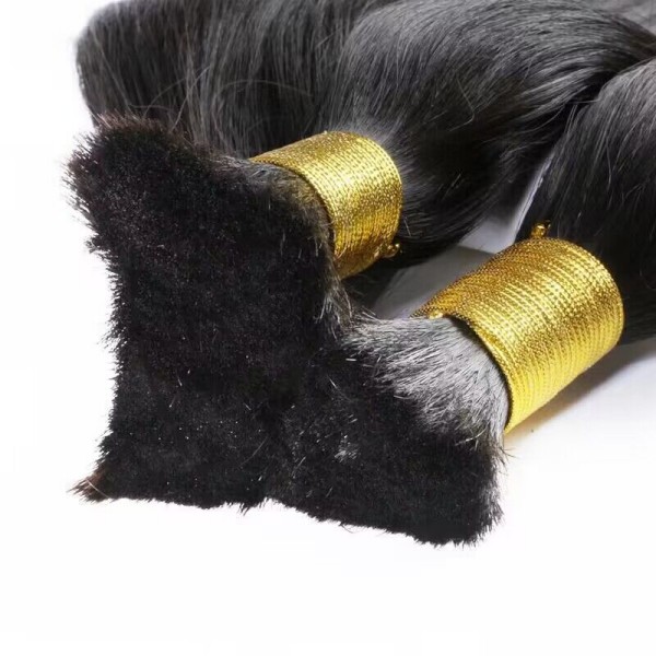 Hot Selling Advanced Grade 12A Hair Bulk No Weft For Braiding 100% Human Hair Quick Weave Extensions 100 Grams/1 Bundle