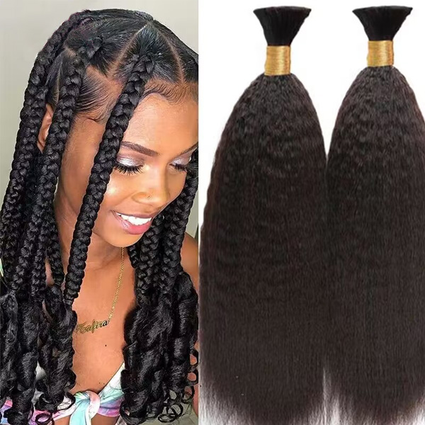 Hot Selling 12A  Advanced Grade Hair Bulk No Weft Bohe Braiding 100% Human Hair Quick Weave Extensions 100 Grams/1 Bundle