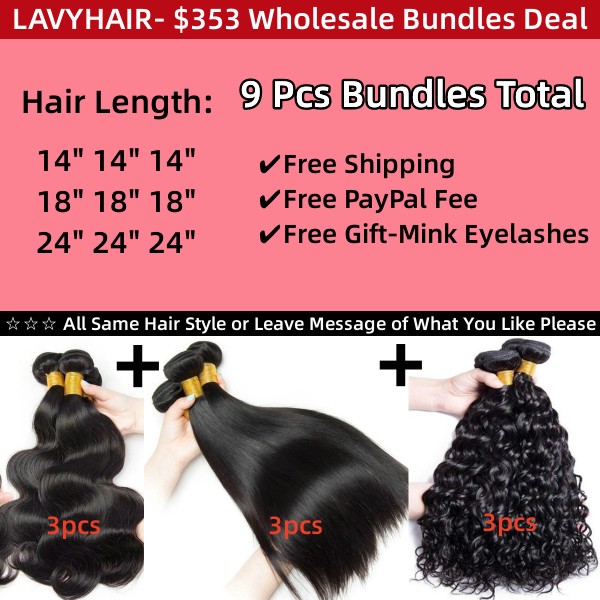 Wholesale Bundles Deal $353+Deal $490+Deal $519+Deal 800$ Free Shipping Superior Grade Human Virgin Hair Top Quality Bundles Full Stock Ready to Ship