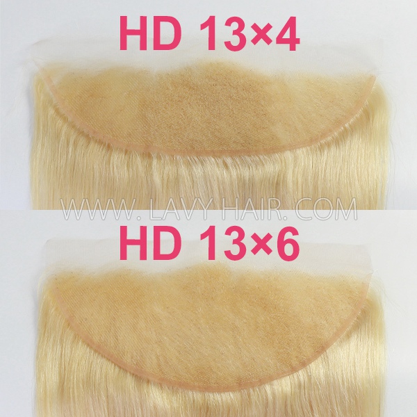 (New)HD Lace #613 Ear to ear 13x4 & 13x6 Lace Frontal Straight Body Wave Human hair