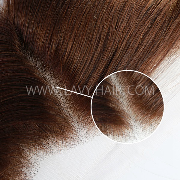 P4/27 Hlighlight Color Ear to ear 13*4 HD Lace and Transparent Lace Frontal Pre plucked Hairline Human hair Swiss lace