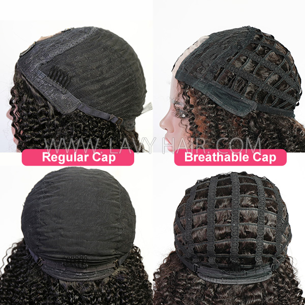 (New update)12-30 inches Kinky Curly U part / V part Wig 150% & 200% Density 100% Human Hair Afro Curly Half Wig