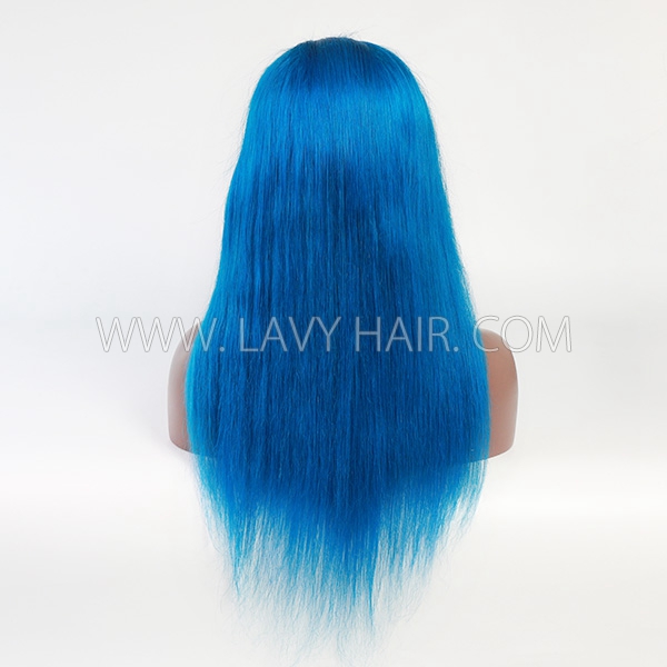 (All Texture Link)Color Hair Collection Transparent Lace 13*4 lace front wigs 130% density 100% Human hair Wear Go Wig