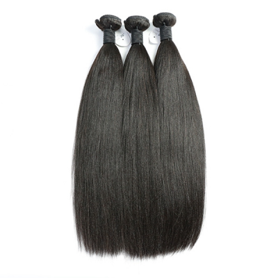 Advanced Grade 12A Yaki Straight Unprocessed Virgin Human Hair Extensions Brazilian Peruvian Malaysian Indian European Cambodian Burmese