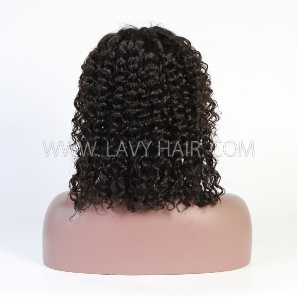 (All Texture Link) Glueless Wear Go 13*4 Full Frontal Bob Wig 150% Density Human Hair Transparent Lace Color #99J #1B #p4/27 #T4/27/4 #350 #p4/350