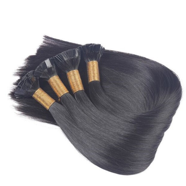 Flat Tip Raw Hair Pre Bonded Hair Extensions 105 grams/1 pack