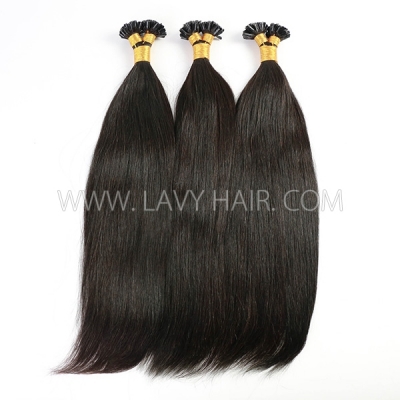 U Tip (Nail Tip) Human Virgin Hair Pre Bonded Hair Extensions 100 grams/1 pack #1B #27 #613 #2 #4 #6 #8 Color