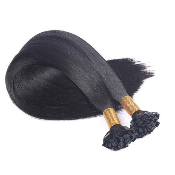 Flat Tip Raw Hair Pre Bonded Hair Extensions 105 grams/1 pack