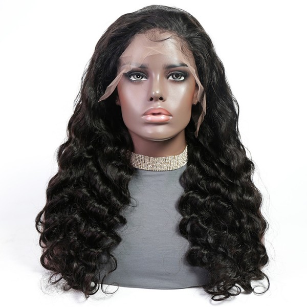 Glueless Wear Go Loose Wave 200% Density Undetectable HD Lace 4×4 5×5 13×4 13×6 Full Frontal Wigs 100% Human Hair Pre Plucked Wig