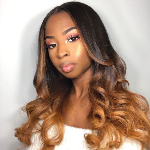 (All Texture Link) Glueless Wear Go 5*5 HD Lace Closure Wig Highlight Color 150% Density Human Virgin Hair