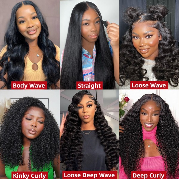 (All Texture Link) Pre Bleached Glueless Wear Go 3D Dome Cap HD Lace Wigs 200% Density 100% Human Hair Pre plucked Pre Cut Lace Small Knot PPB Wig