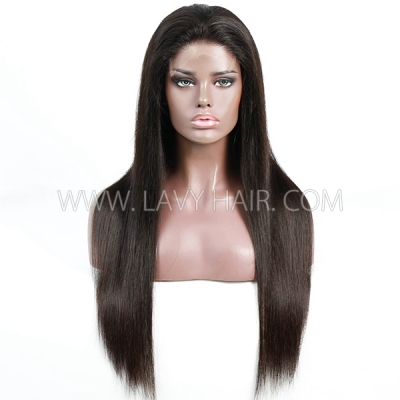 (All Texture Link) Pre Bleached Glueless Wear Go Anti-Slip Strip Cap HD Lace Wigs 200% Density 100% Human Hair Pre plucked Hairline