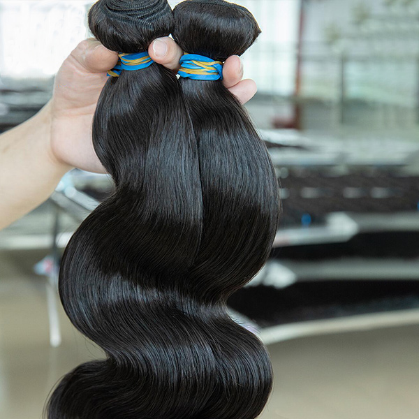 Lavy Hair 14A Top Grade Raw Hair Blue Band Color Even Body Wave Cuticle Aligned Unprocessed Bundle