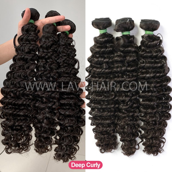 Lavyhair 14A Top Grade Green Band Vietnamese Raw Hair Cuticle Aligned 1 Bundle/105g Glossy Shinny Unprocessed Human hair Wholesale extensions