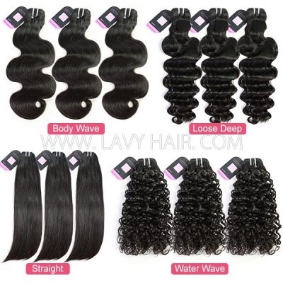 (New) Lavyhair Burmese Raw Hair Cuticle Aligned Unprocessed Human hair Wholesale Hair