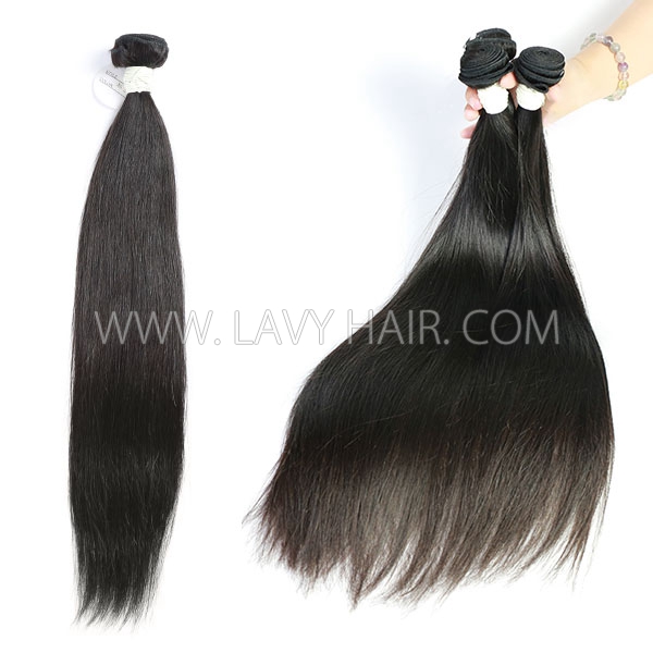 (Less Stock 12-40") Lavyhair 14A Top Grade White Band Raw Hair 100% Purest Young Donor Less Short Hair Sleek Glossy Unprocessed