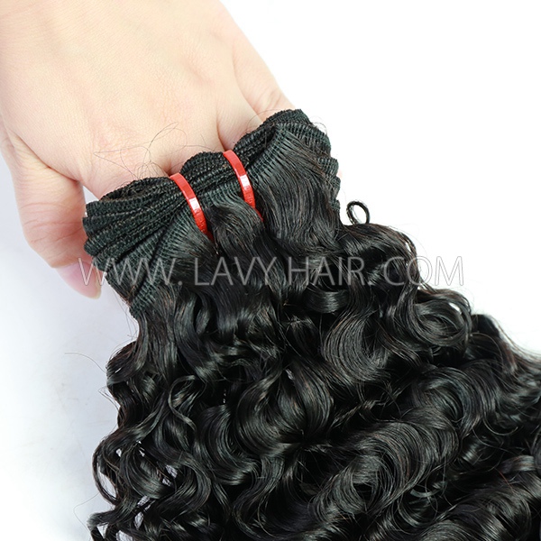 (New Made Texture) Super Double Drawn Spanish Curly (Same Full From Top To Tip) Virgin Human Hair Extensions 105 Grams/1 Bundle