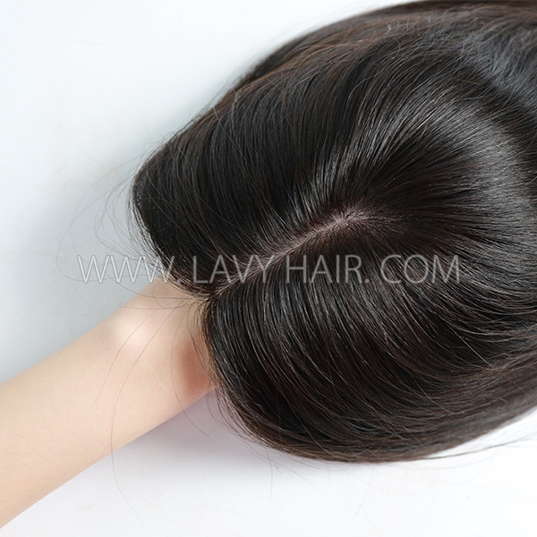 Womens Toupee Silk Base Toupee Natural Scalp Undetectable Hair Replacement Hair System Natural Hairline