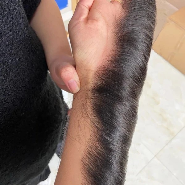 100% Purest Raw Hair Young Donor HD Lace Ear to Ear 13*4 13*6 360 Frontal Invisible Melted Lace Frontal