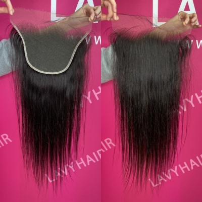 （New）Advanced Grade HD Lace 9*6 Closure Preplucked Invisible Melted Lace Human Hair Straight/Curly/Wavy